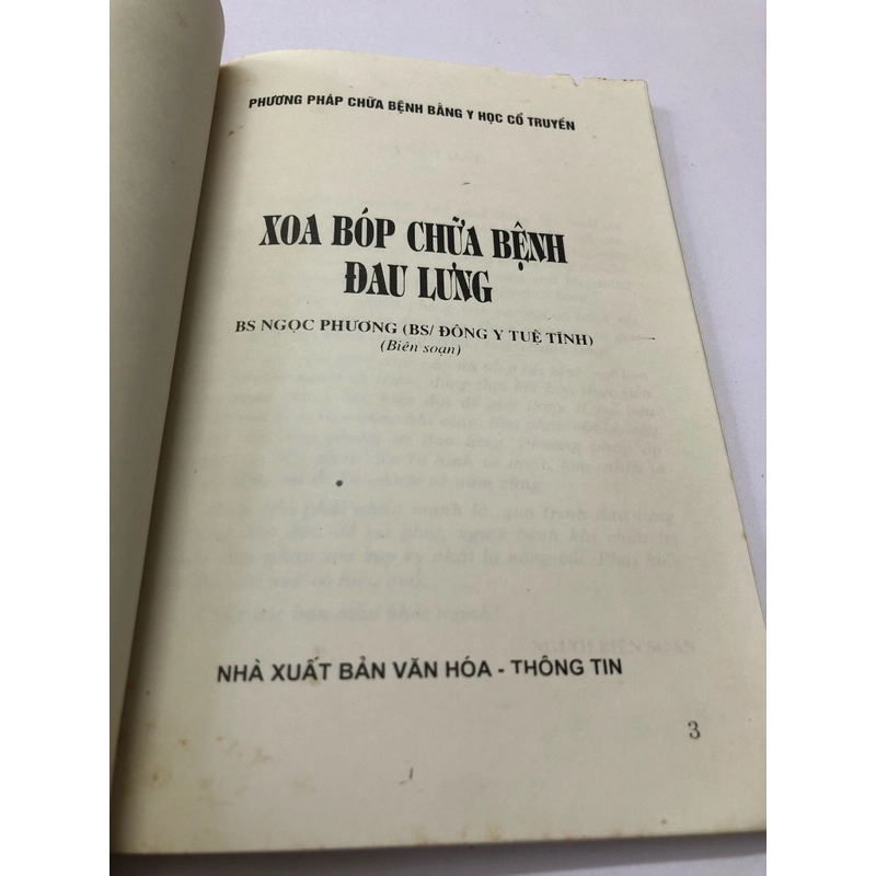 XOA BÓP CHỮA BỆNH ĐAU LƯNG ( Phương pháp chữa bệnh bằng y học cổ truyền) 283109