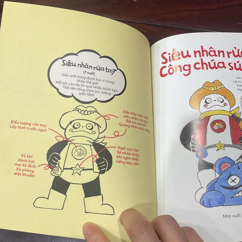 Siêu nhân rửa tay và công chúa súc miệng  1028135