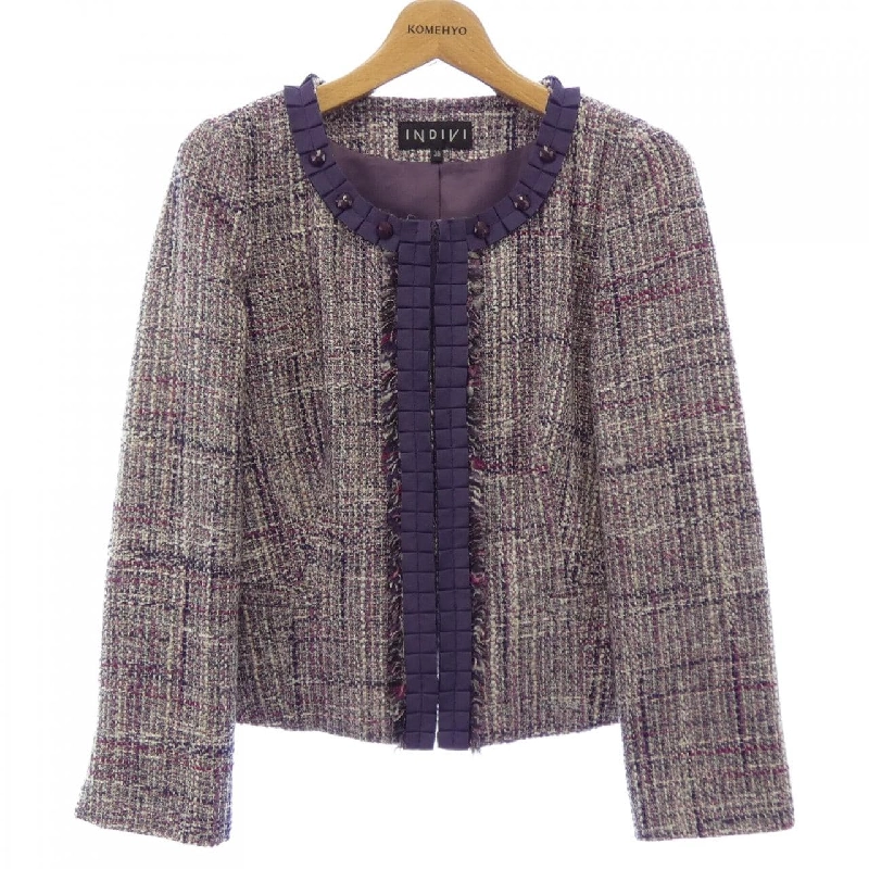 Jacket không cổ INDIVI 630484