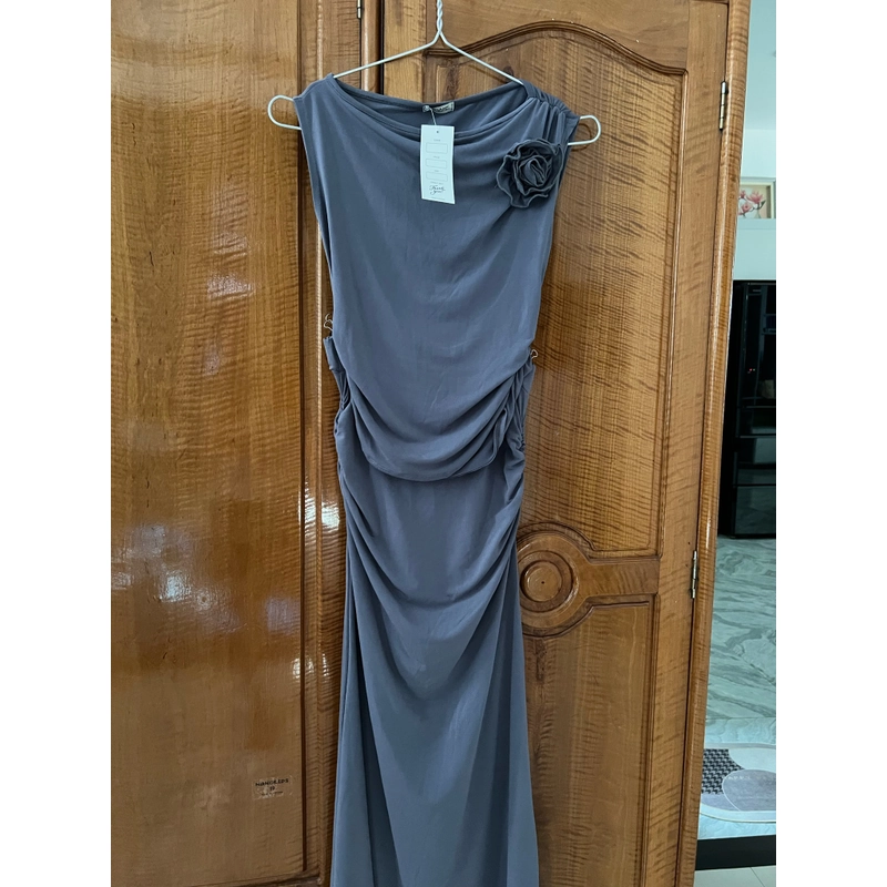 Sét chân váy dài+ áo lệch vai 447284