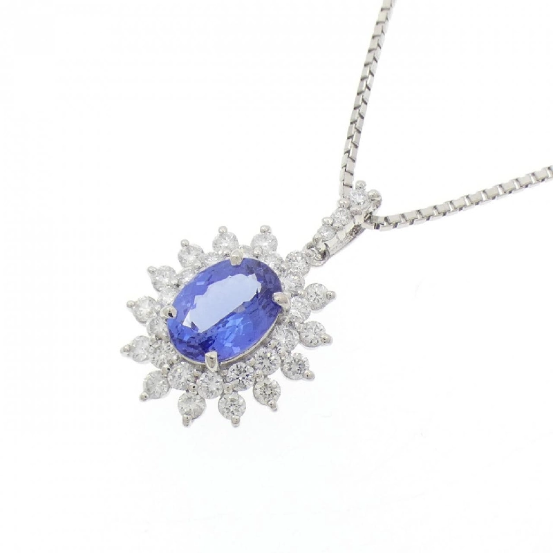 Dây chuyền Tanzanite PT900/PT850 1.32CT - Hàng hiệu Authentic 846220