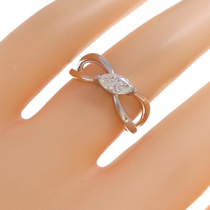 Nhẫn kim cương PT900/K18PG 0.390CT 669068