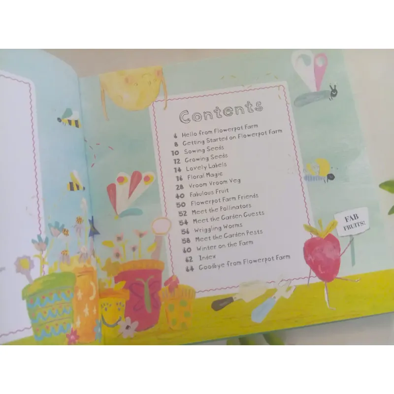 Flowerpot Farm: A First Gardening Activity Book 1005347