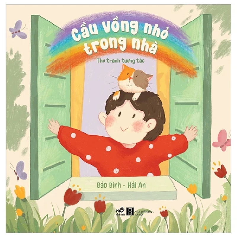 Thơ Tranh Tương Tác - Cầu Vồng Nhỏ Trong Nhà - Bảo Bình, Hải An (Mới 100%) Truyện thiếu nhi, Nhã Nam - SÁCH ĐẠI HỌC 487227