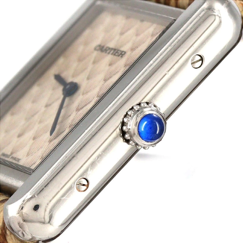 Cartier Tank Solo Python SM W5200020 SS Quartz - Hàng hiệu Authentic 873550