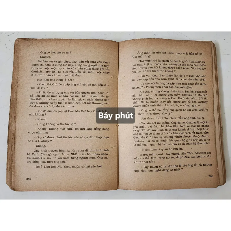 Tiểu thuyết Mỹ của Irwing Wallace: BẢY PHÚT 716903