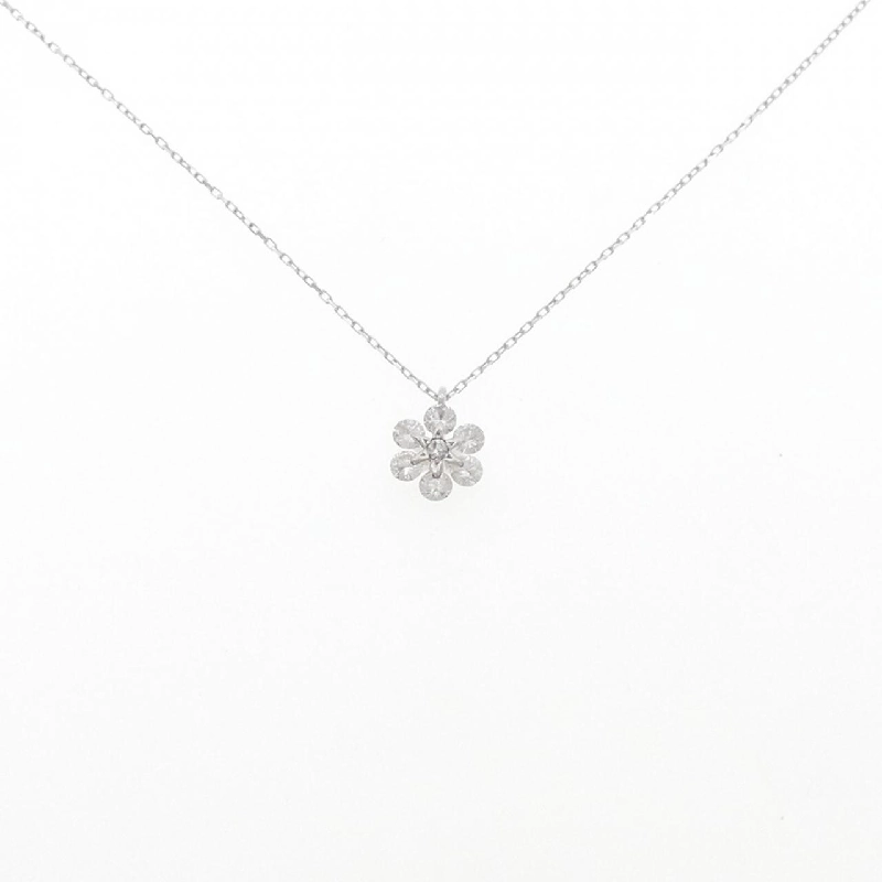 K18WG Dây chuyền kim cương 0.50CT - Hàng hiệu Chính hãng 858774