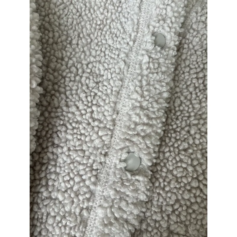 Áo khoác lông cừu HM chính hãng size Xs màu be thanh lịch 937297