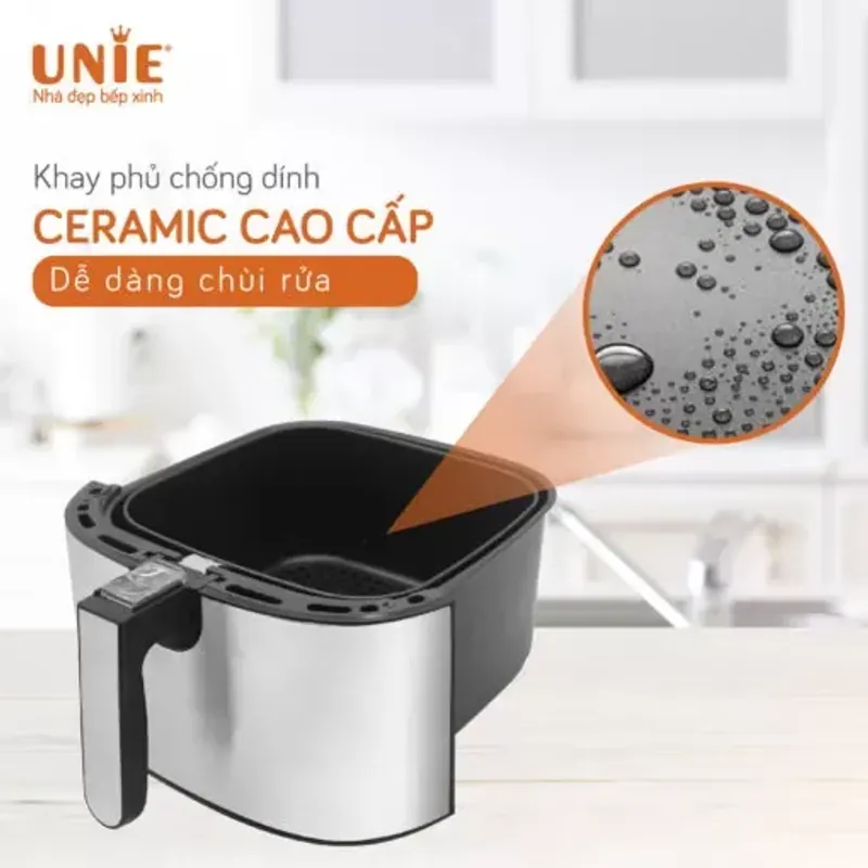 NỒI CHIÊN KHÔNG DẦU UNIE UE-800 – 8L • CÔNG NGHỆ RAPID AIR ĐA CHIỀU 722791