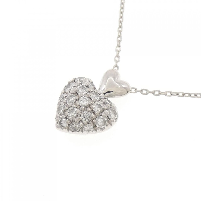 Dây chuyền kim cương pavé hình trái tim PT 0.30CT - Hàng hiệu Authentic 851247
