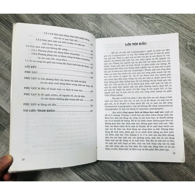 CƠ SỞ KHOA HỌC MẬT MÃ 718781