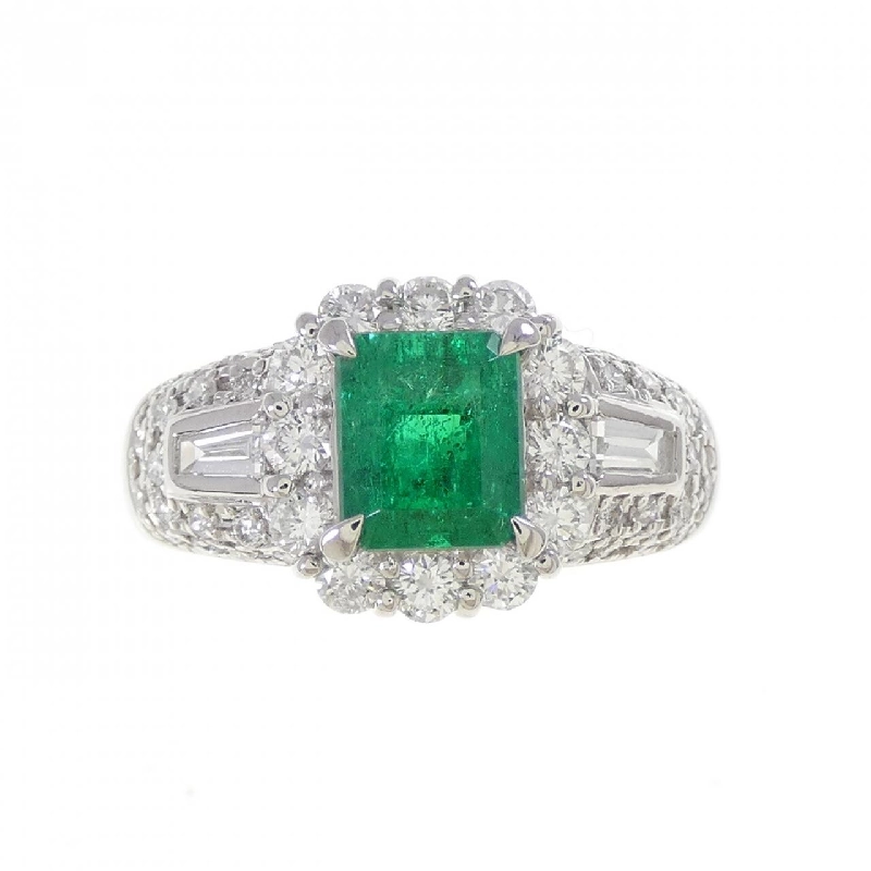 Nhẫn Emerald PT900 1.13CT - Hàng hiệu Chính hãng 850204
