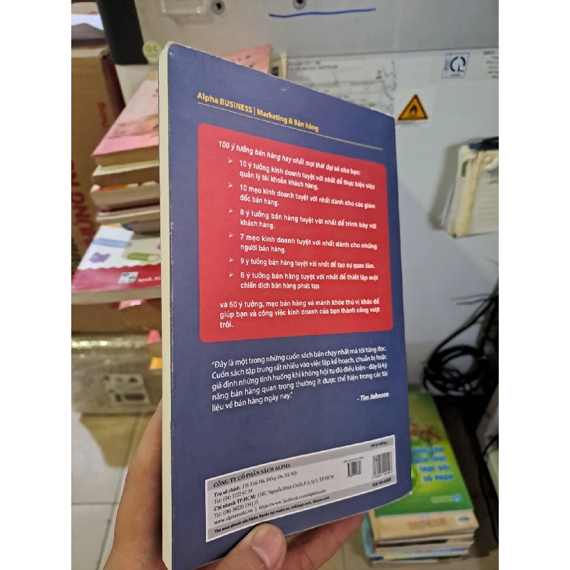 100 ý tưởng bán hàng hay nhất mọi thời đại 2018 mới 80% Sách Fake HCM.TN2308 MARKETING KINH DOANH 925028