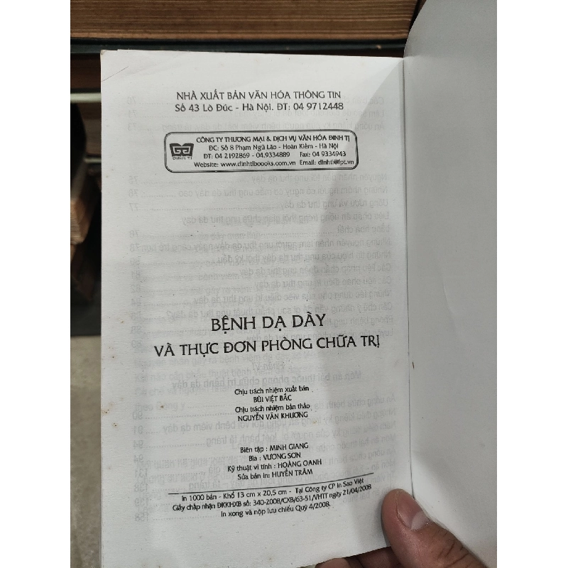 Bệnh Dạ Dày & Thực Đơn Phòng Chữa Trị - Tân Nghĩa - Thái Bắc 1002339
