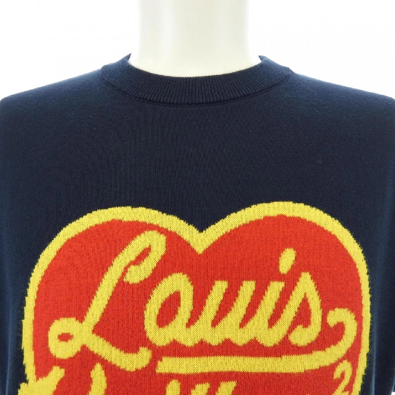 Louis Vuitton LOUIS VUITTON Áo len họa tiết jacquard hình trái tim HMN01WJN5 NIGO - Hàng hiệu Chính hãng 894136