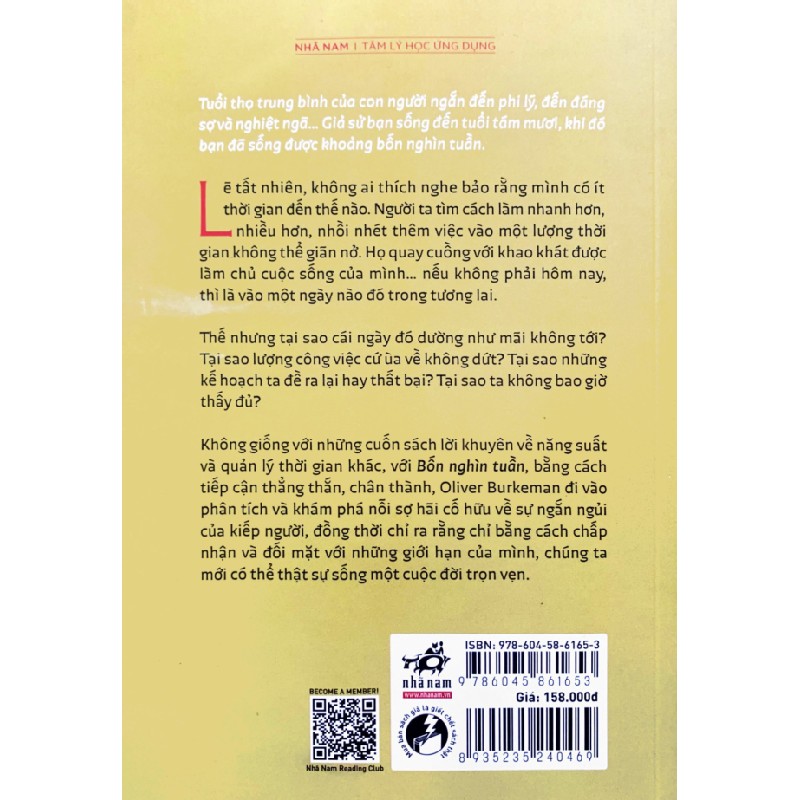 Bốn Nghìn Tuần - Quản Lý Thời Gian Khi Cuộc Đời Là Hữu Hạn - Oliver Burkeman 69845