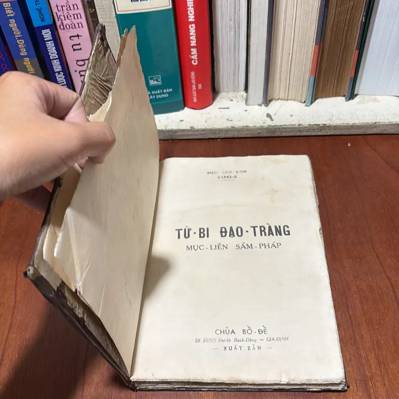 II Sách Phật Giáo: Kinh Mục Liên Sám Pháp - PL. 2508 - 1964 752243