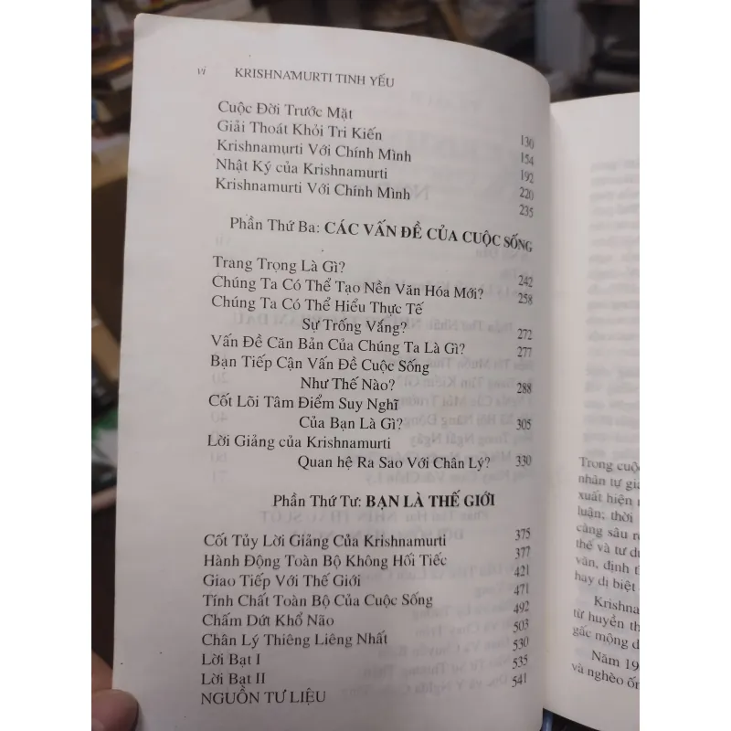 Sách: Krishnamurti Tinh Yếu - TG: Nguyễn Ước biên dịch (A3) 735793