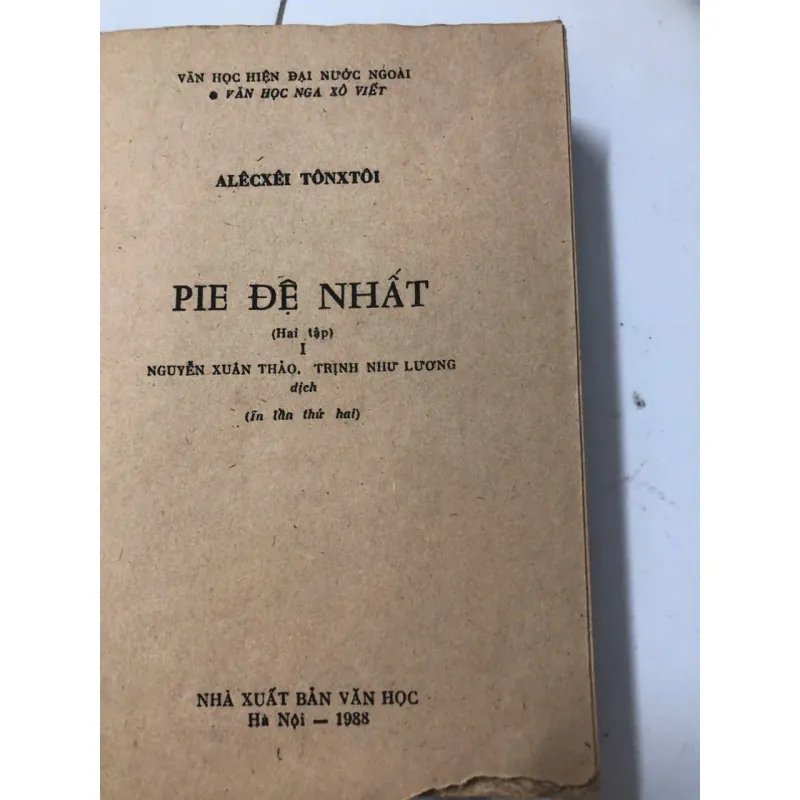 Pie đệ nhất – Aleksei Tolstoi 991851