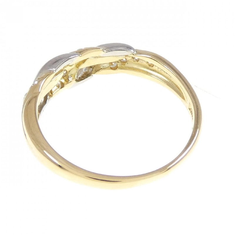 Nhẫn kim cương K18YG/PT900 0.15CT 672094