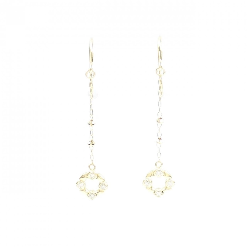 K18YG Bông tai kim cương 0.08CT - Hàng hiệu Chính hãng 869245