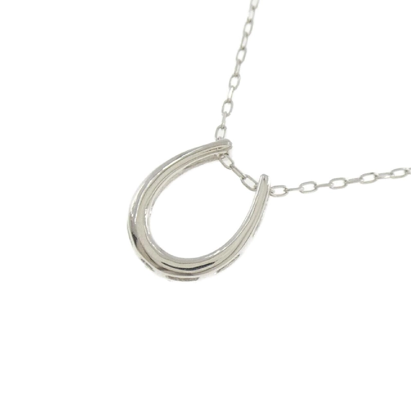 K18WG Mặt dây chuyền hình móng ngựa kim cương 0.20CT - Hàng hiệu Chính hãng 859127