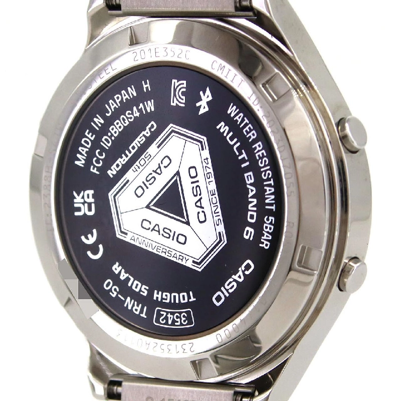 Đồng hồ sóng radio Casio CasioTron LIMITED TRN-50-2AJR SS Quartz năng lượng mặt trời - Hàng hiệu Authentic 882818