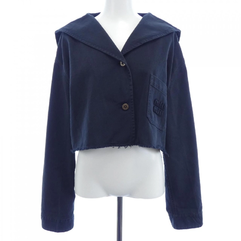 Jacket Miu Miu MIU MIU Drill Blouson Jacket ML902 S231 12L9 - Hàng hiệu Chính hãng 816785