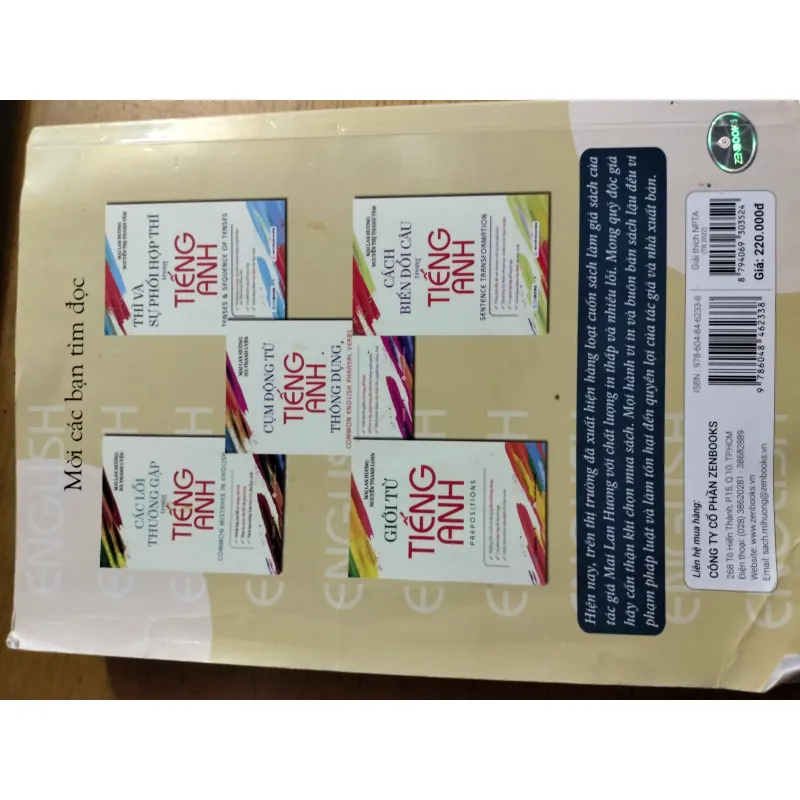 Sách Giải Thích Ngữ Pháp Tiếng Anh (Ấn Phẩm Mới) - Miễn ship 1005114