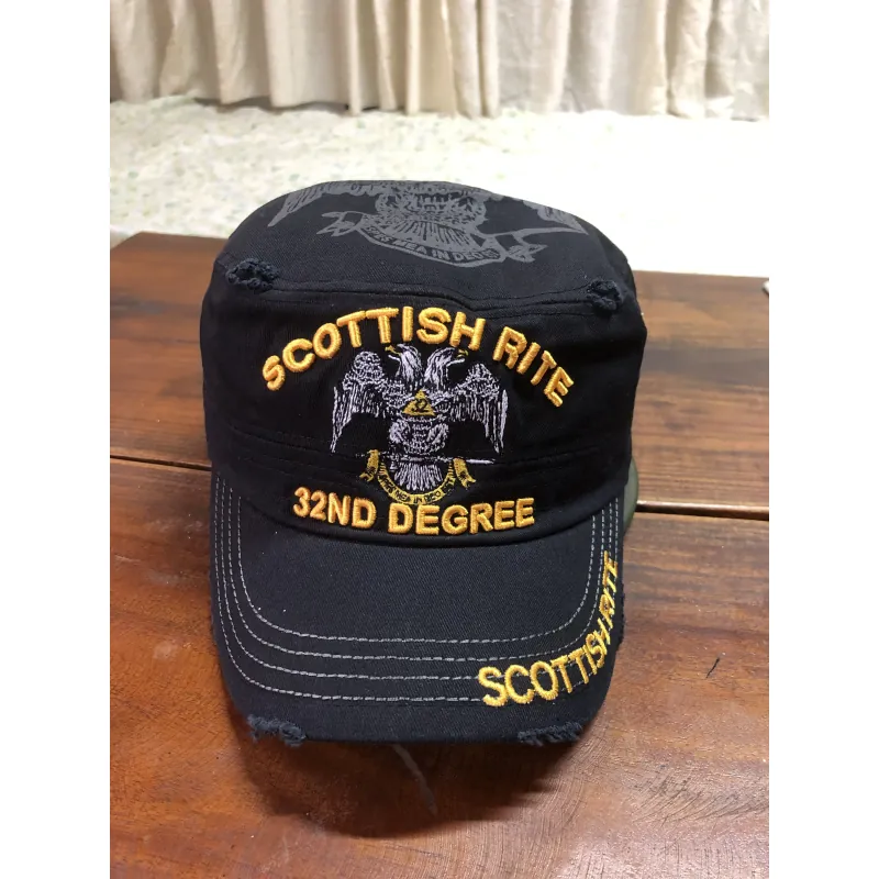 Nón kiểu chóp vuông đen hoạ tiêt thêu tay - xuất khẩu xịn - ship ngẫu nhiên. 520078