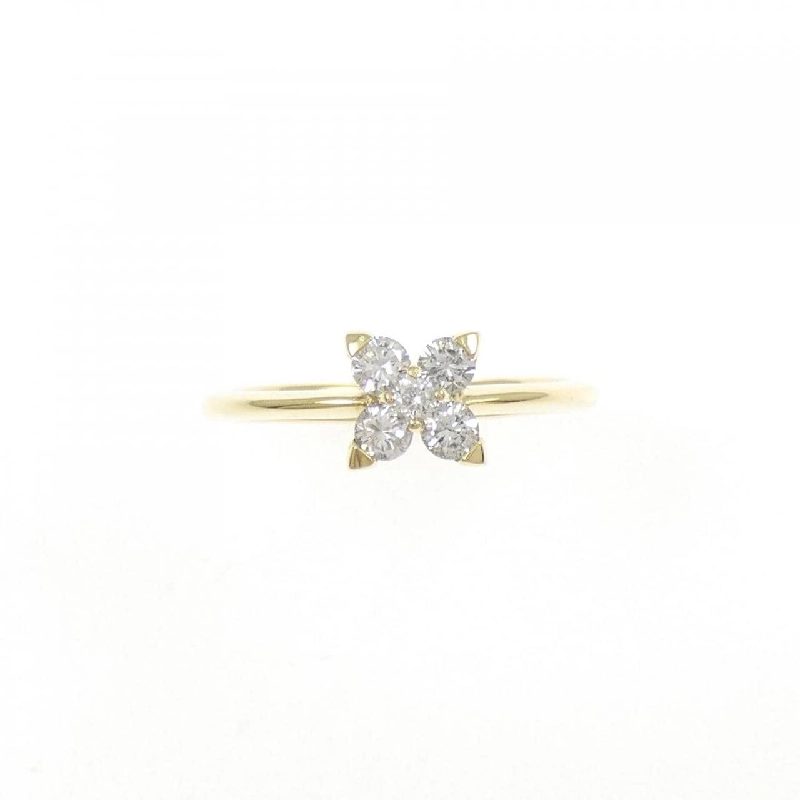 Nhẫn kim cương K18YG hoa 0.30CT 669069