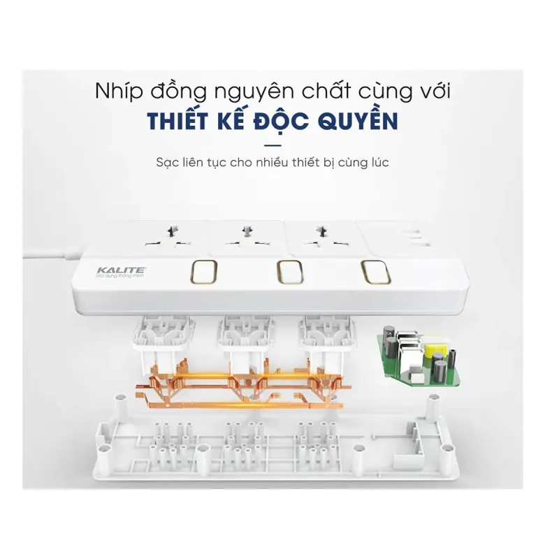 Ổ cắm điện thông minh KPS03 chính hãng, tiện lợi cho gia đình, văn phòng, mới 100% 572878