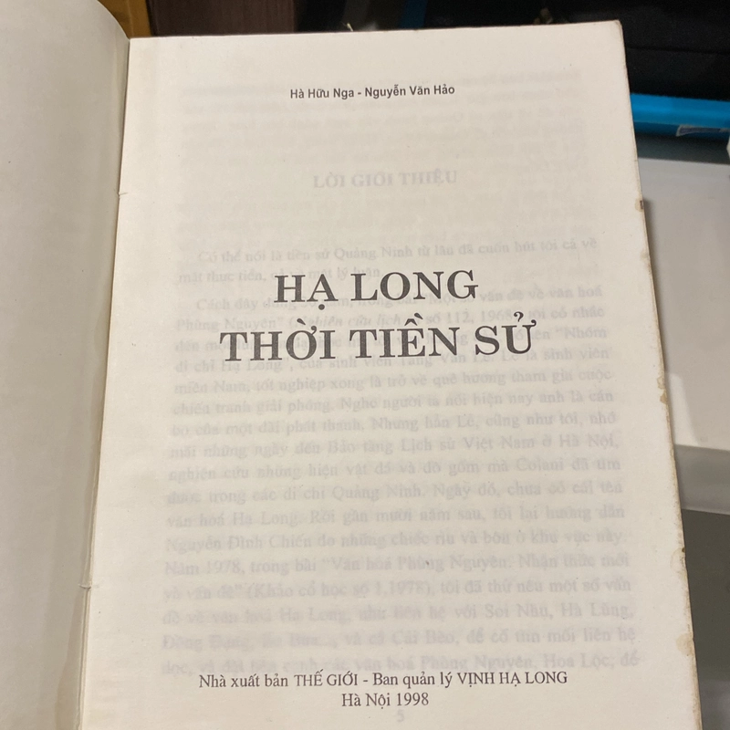 HẠ LONG THỜI TIỀN SỬ (XB 1999) 546980