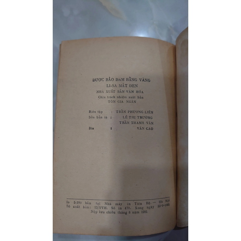 ĐƯỢC ĐẢM BẢO BẰNG VÀNG - LISA MẮT ĐEN: Tập kịch Bun-ga-ri - Cộng hoà dân chủ Đức  304991