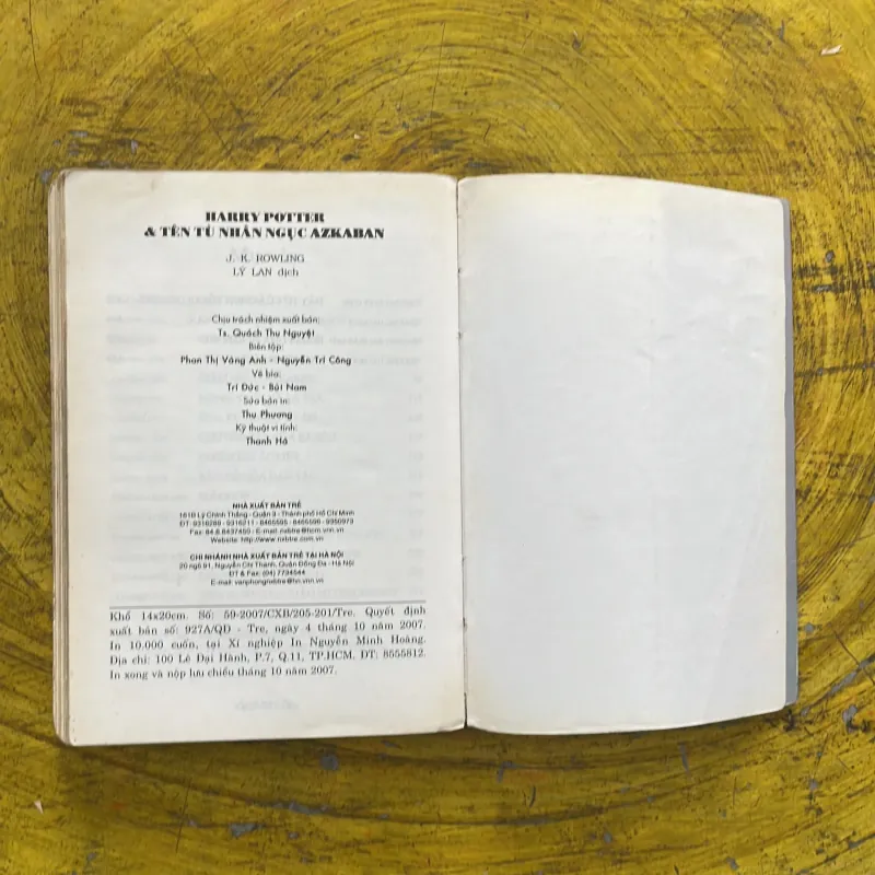 HARRY POTTER & TÊN TÙ NHÂN NGỤC AZKABAN 996861