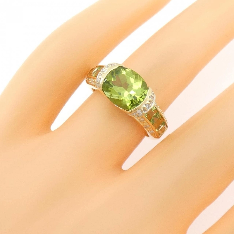 Nhẫn Peridot K18YG 3.71CT - Hàng hiệu Chính hãng 846711