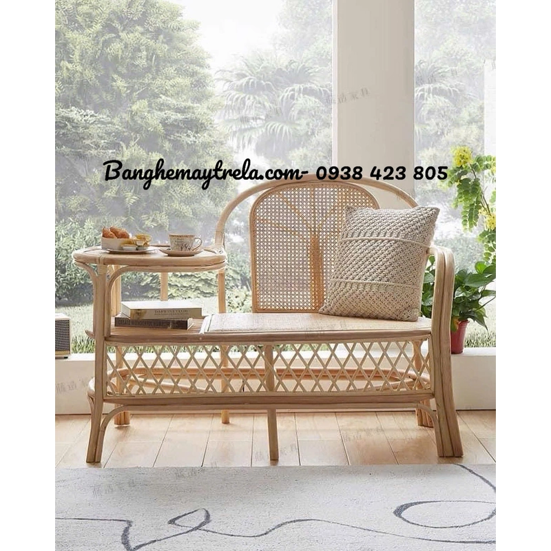 Ghế mây bàn trà decor phòng khách 507800