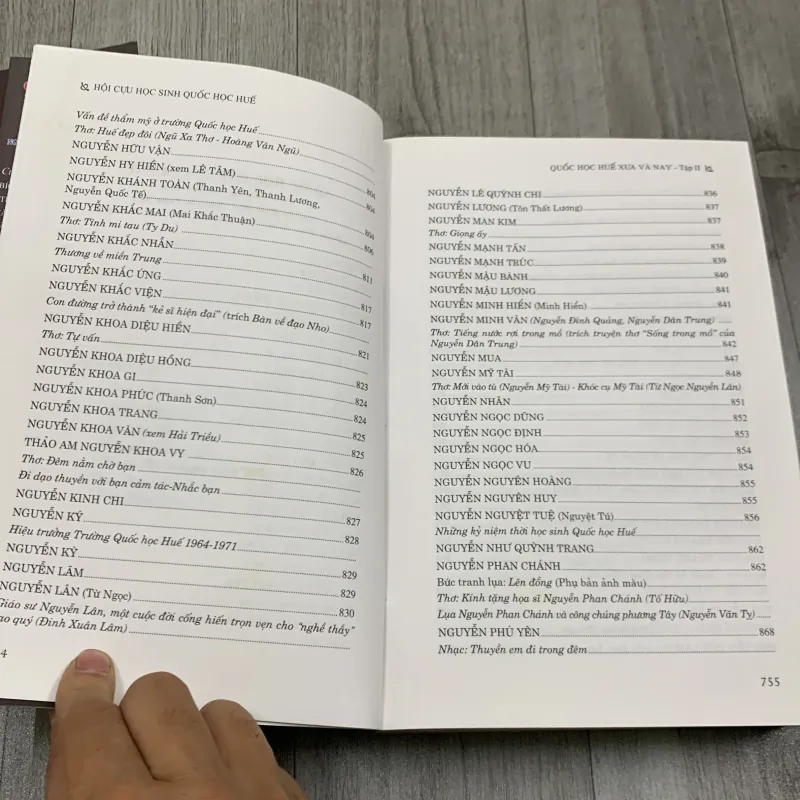 Quốc học huế xưa và nay. Full bộ 2 cuốn. 6b1 755766