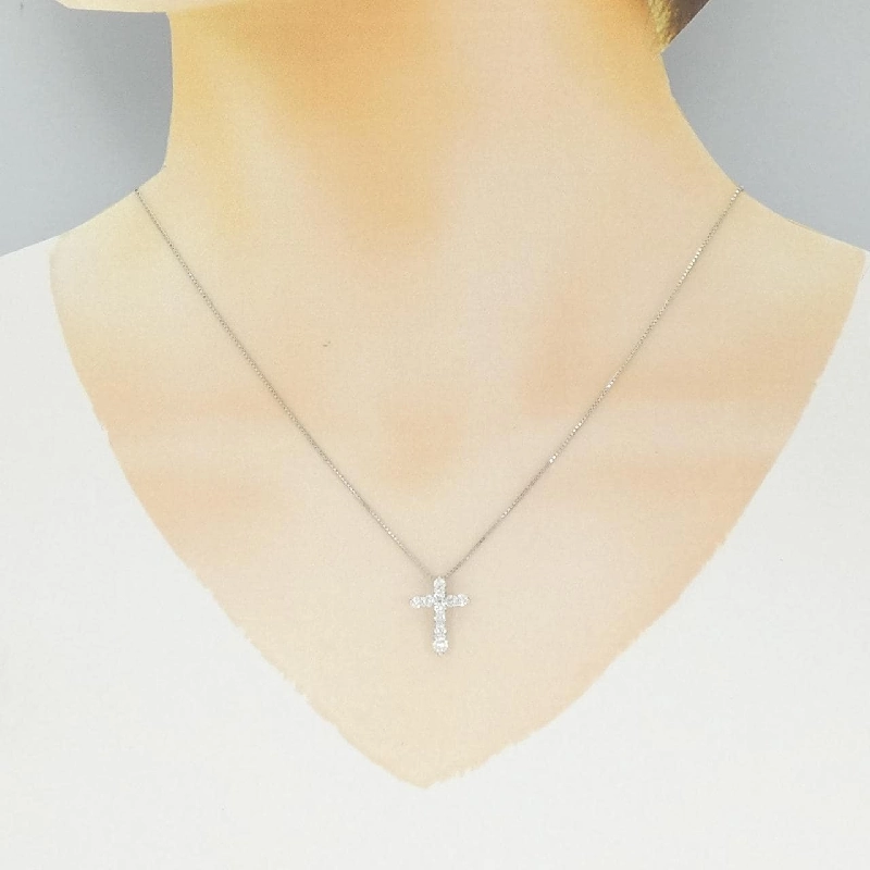 Dây chuyền kim cương PT900/PT850 0.53CT - Hàng hiệu Chính hãng 860947