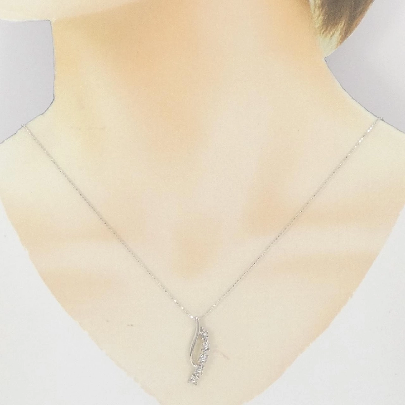 K18WG Dây chuyền kim cương 0.30CT - Hàng hiệu Chính hãng 857238