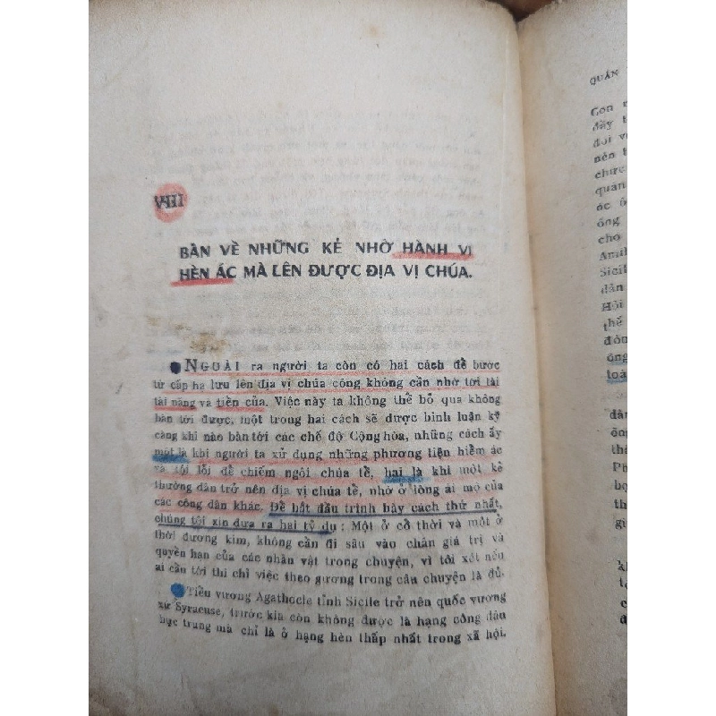 QUÂN VƯƠNG THUẬT LÃNH ĐẠO CHÍNH TRỊ - MACHIAVEL LE PRINCE 191569