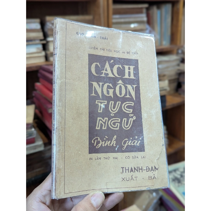 Cách Ngôn Tục Ngữ Bình Giải - Cao Văn Thái 193528