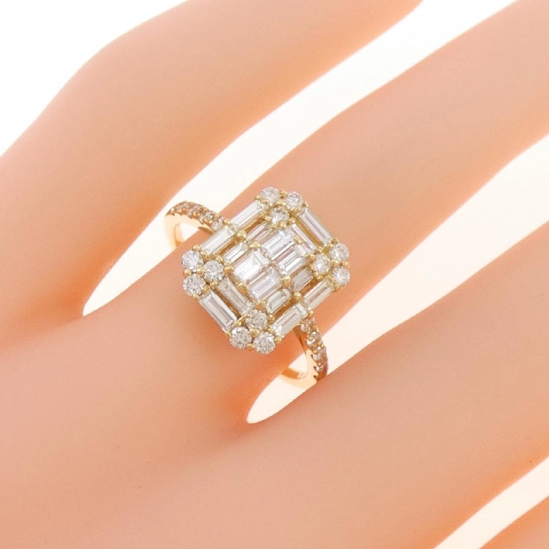 【Sản phẩm mới】Nhẫn kim cương K18YG 1.00CT 669052