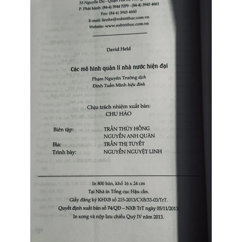 Các mô hình quản lí nhà nước hiện đại 723120