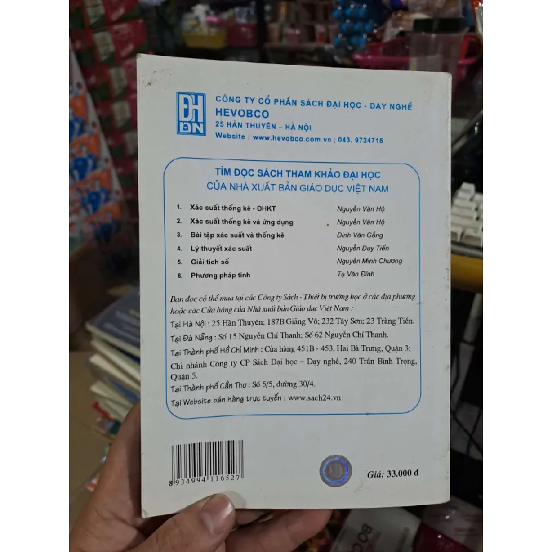 Lí thuyết xác suất và thống kê - Đinh Văn Gắng - 2012 mới 90% ố nhẹ - GIÁO TRÌNH, CHUYÊN MÔN - HCM0111 629080