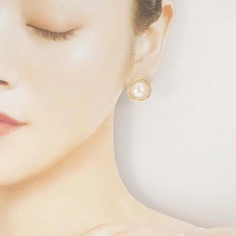 K18YG Mabe Pearl Bông tai - Hàng hiệu Chính hãng 866628