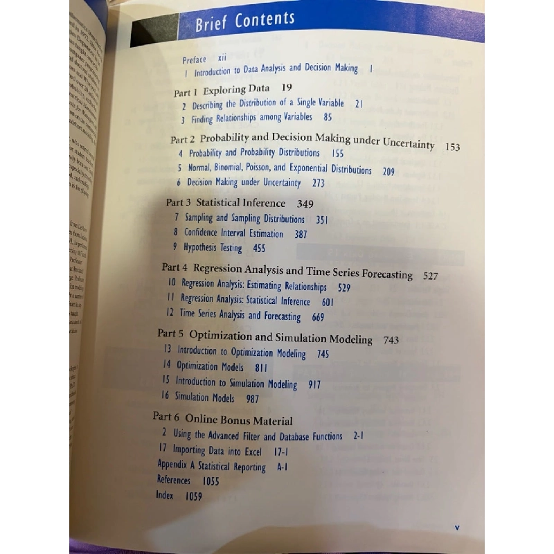 Data Analysis, optimization, and simulation modeling - Albright Zappe Winston 999578