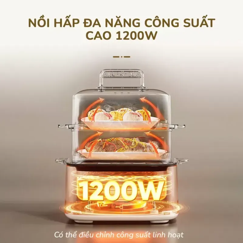 Nồi Lẩu Hấp UNIE UE668 – Một Nồi Nấu Được Tất Cả, Lẩu – Hấp – Nấu Cực Nhàn 🍤🥦🔥 717039