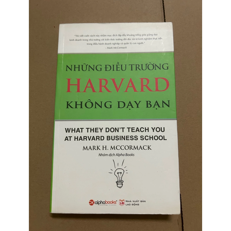 Những điều trường harvard không dạy bạn 471178