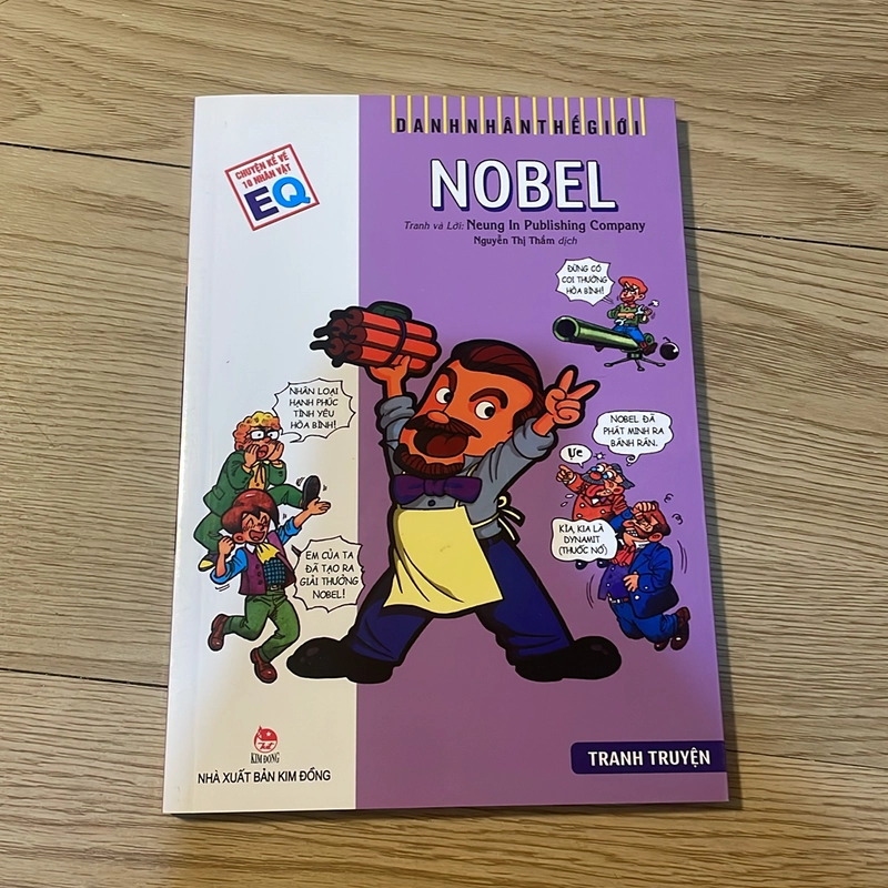 Combo 4 truyện tranh Danh nhân thế giới - Nobel - Napoleon - Fabre - Newton 498424